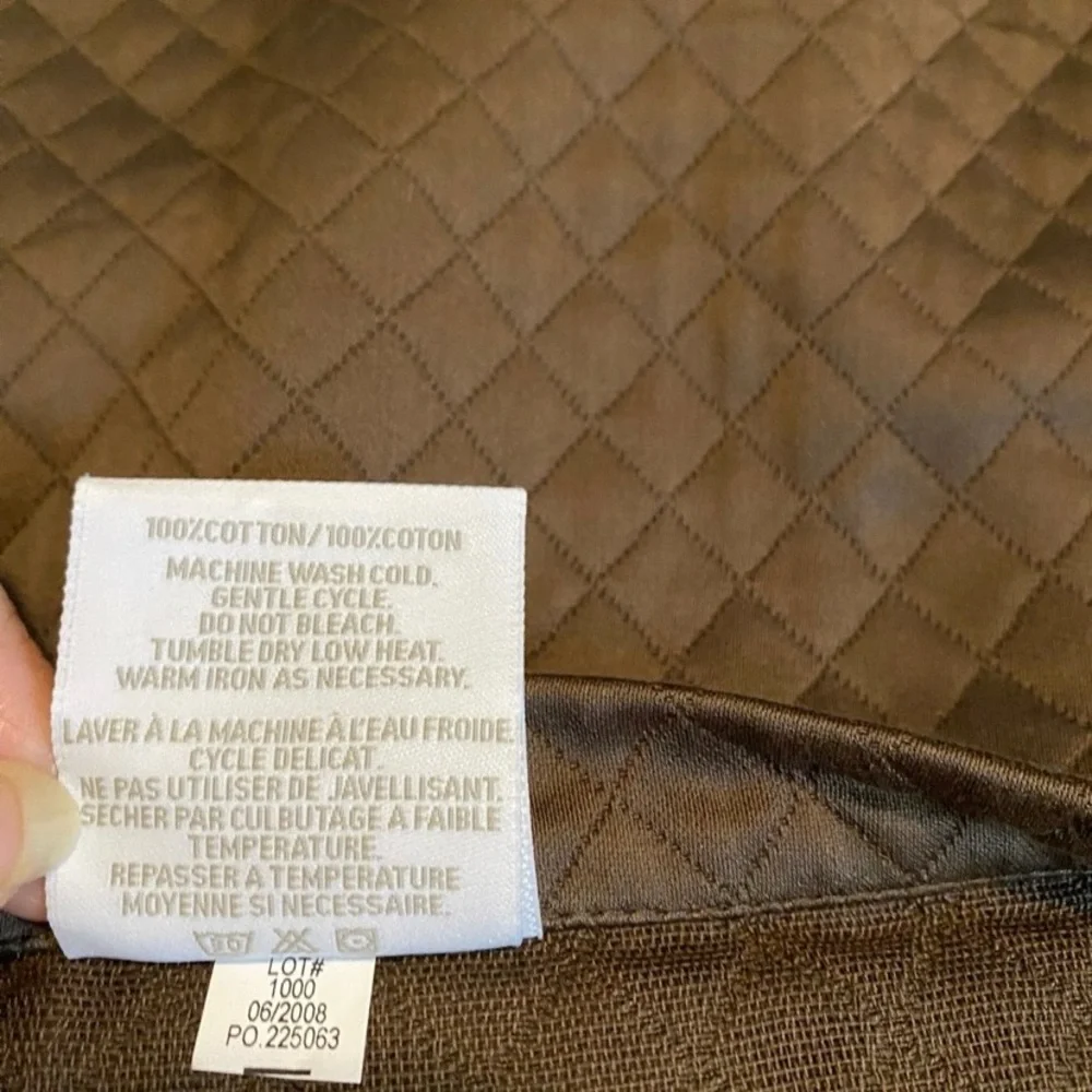 4 Restoration Hardware Belgian Flax mini diamonds Euro+ Lumbar shams Bundle